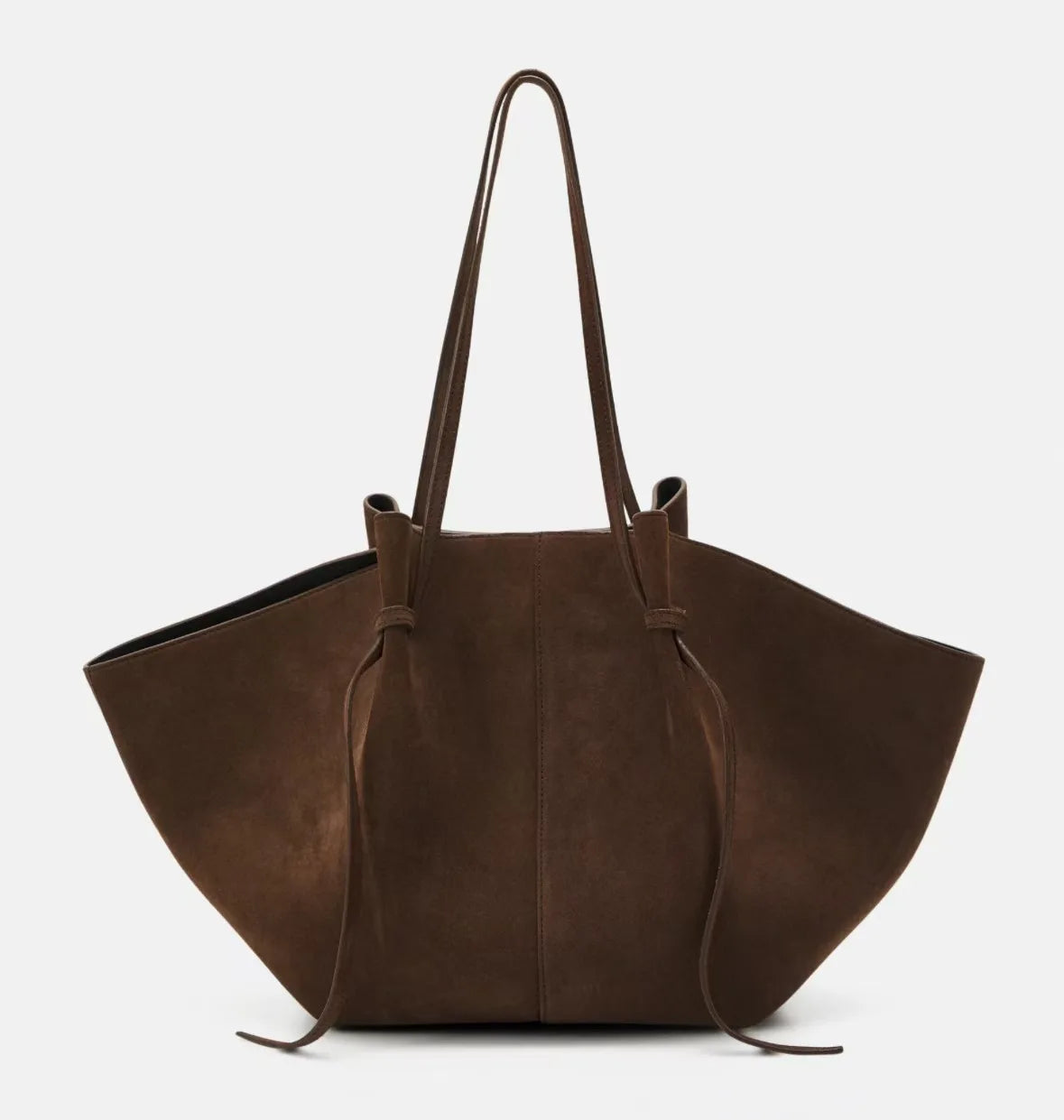 Faux Suede Tote Bag